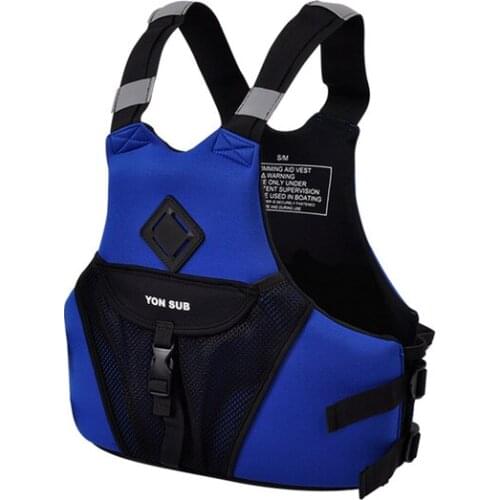 YONSUB Professional Adult Adjustable Neoprene Life Vest Kayaking Boating Swimming Drifting Safety Life Vest