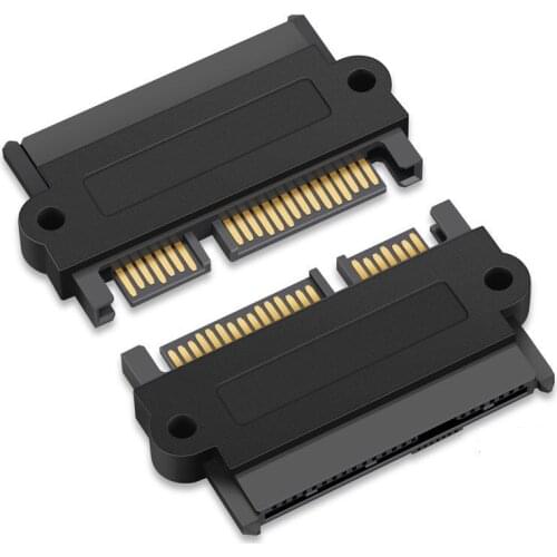 Professional SFF-8482 SAS To SATA 180 Degree Angle Adapter Converter Straight Head Perfect Fit Your Device Drop Shipping