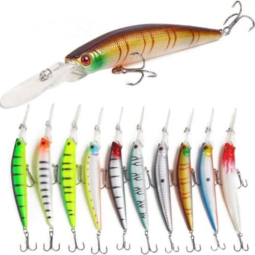 1PCS Minnow Fishing Lure 14cm 15g sinking Wobblers Pesca Artificial Hard Bait 3 Hook Crankbait Bass carp Lures Fishing Tackle