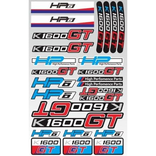 For BMW K1600GT HP4 K1600 GT k1600gt hp4 Logo Reflective Body Waterproof Sticker Body Fuel Tank Tail Box Decals Motorcycle
