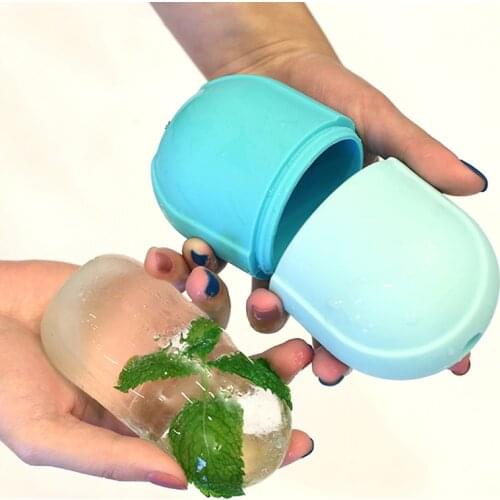 Skin Care Beauty Lifting Contouring Tool Silicone Ice Cube Trays Ice Globe Ice Balls Face Massager Facial Roller Reduce Acne