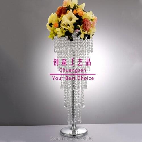 Party Supply Flower Stand For Wedding Decoration,Gold Flower Stands Metal Road Lead Wedding Centerpiece Party Decoration