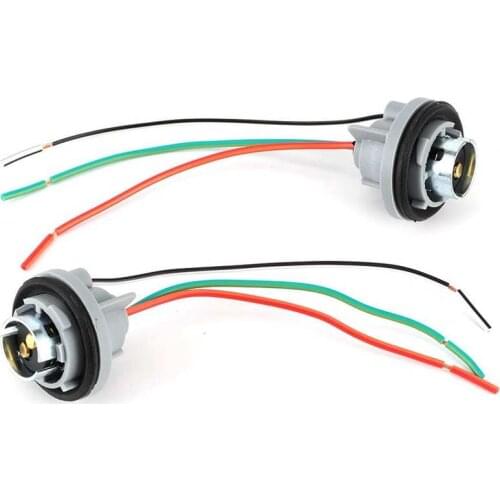 Iron Core Adapter Base Socket Connector Harness Plug for Brake/Stop