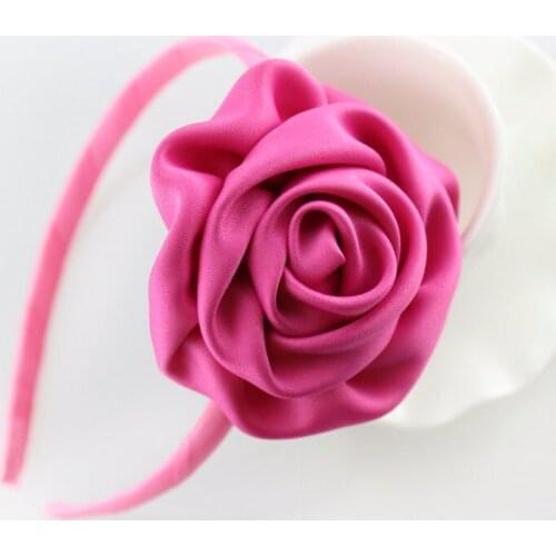 10pcs Fashion children girls hair bands rosette kids ribbon head wear accessories
