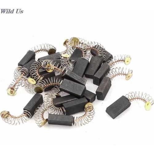 10 Pcs 6.5x7.5x13.5mm Drill Electric Grinder Replacement Carbon Brushes Mini Spare Parts For Electric Motors Dremel Rotary Tool
