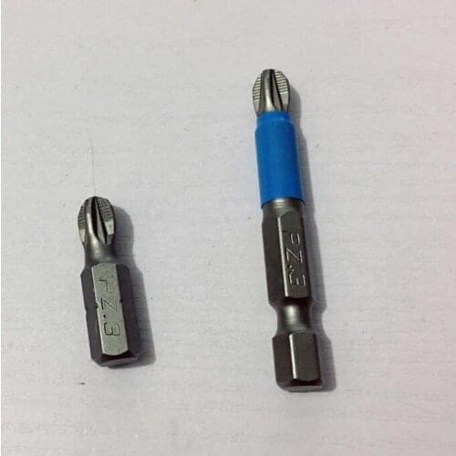 2pcs Magnetic Hex Shank anti-skid Cross Head Screwdriver batch nozzle head PZ3*25mm PZ3*50mm