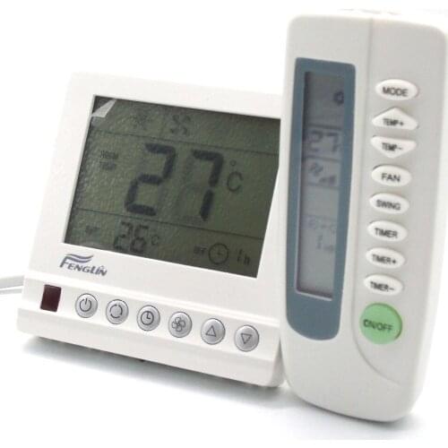 3 Speeds cold and hot Digital thermostat regulator with LCD remote control