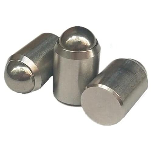 5pcs M6 M8 M10 M12 Ball plunger smooth body ball spring plunger stainless steel positioning beads 7/9/13/16/21mm length