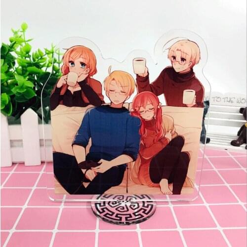 Anime Axis Power Hetalia APH Arthur Alfred F. Jones Kirkland Acrylic Stand Figure Desktop Decor Collection Model Toy Cosplay