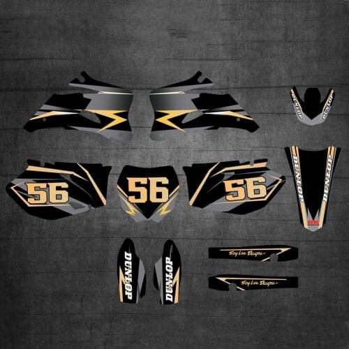 Free Customized Motorcycle Graphics DECALS STICKERS Decorations FOR Yamaha YZ250F YZ450F YZF250/450 2009 2008 2007 2006 450YZF