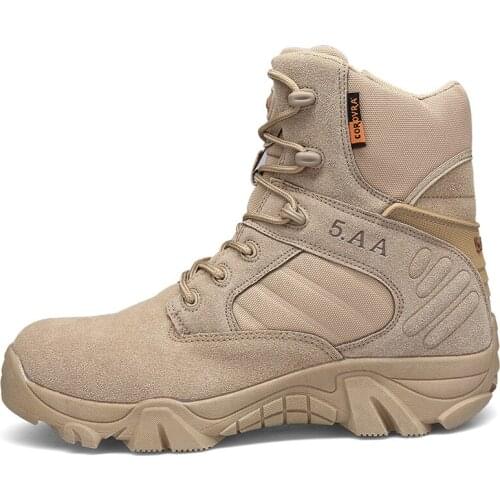 Mens Army Military Tactical Boots Outdoor Camping Hunting Hiking Climbing Non-slip Professional Breathable Desert Combat Shoes