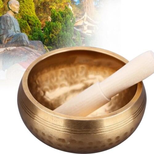 Handmade Buddha Singing Bowl-hand Hammered Engraved Bowls-tibetan Sound Bowl for Yoga Training Vipassana Sahasrara and Prayer