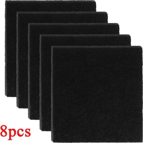 8PCS Activated Carbon Filter Kit Carbon Air Filter Cat Litter Boxes Filters Replacement Filters For Cat Litter Box Odor Control