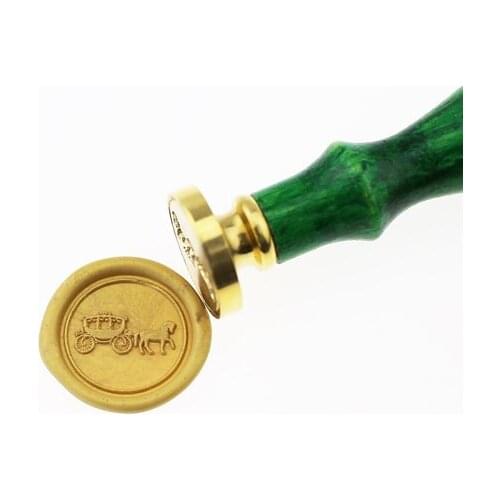 Carriage Coach Wax Seal Stamp/Horse seal/ vintage coach--WS028