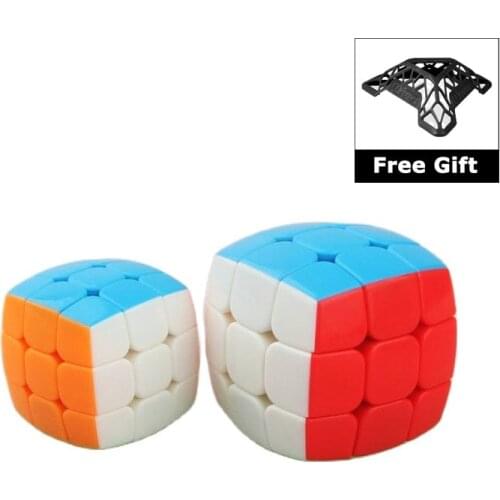 YJ Yongjun Cube Mini Key Chain Bread 3x3x3 Magic Cube 3x3 Speed Puzzle Educational Magic Cube Toys Key Chain Decoration Gift