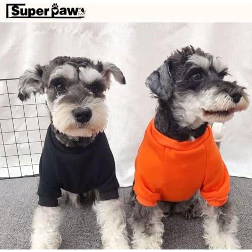 Fashion Pet Dog Hoodie Clothes Puppy Sweatshirt Coat French Bulldog Schnauzer Jacket for Dogs Winter Warm Dropshipping GKC13