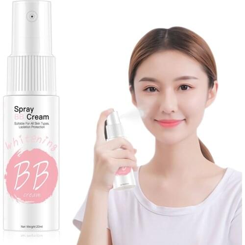 Powerful Lazy Whitening Spray Moisturizing BB Cream Concealer Foundation Brighten Face Makeup Beauty Cosmetics Sunscreen TSLM1