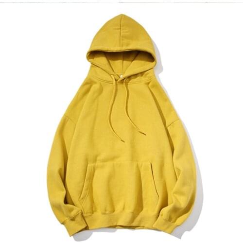 Men Sweatshirts 2020 New Arrival Spring And Autumn Loose Male Hoodies Plus Size Coat Student Red Blue Pink Yellow Purple H08