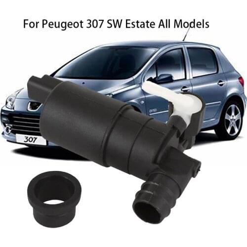 Twin Outlet Windscreen Washer Pump 643475 6434.70 For Peugeot 307 SW Estate All Models All Years 96 345 589 80, 6434.98, 6434.92