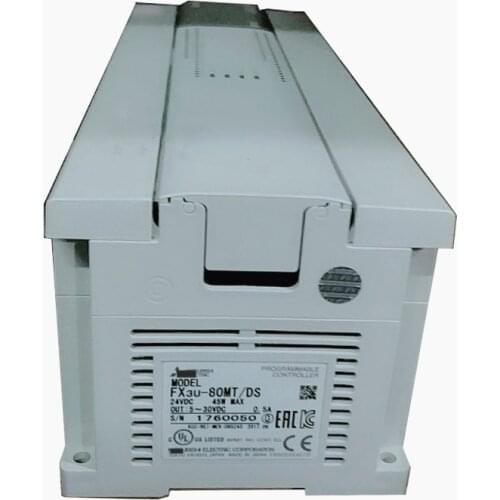 New Original FX3U-80MT-DS PLC Main Unit DI 40 DO 40 Transistor 24V DC