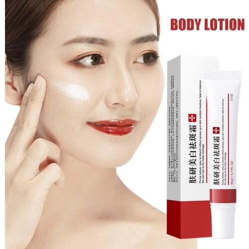 20g Whitening Cream Rich in Niacinamide Dilute Spots Remove Acne Improve Dark Yellow Skin Brighten Moisturizing Cream New