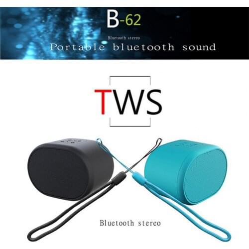 Portable Loudspeaker Wireless Bluetooth 5.0 Speaker TWS Stereo Bass Music Player HD Noise Canceling Microphone Hands-Free Call