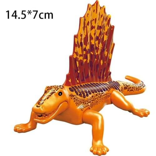 Assemble Building Blocks Crystal Dinosaur World Styx Dragon lizard Model Bricks figures Toys for Children Birthday Gift