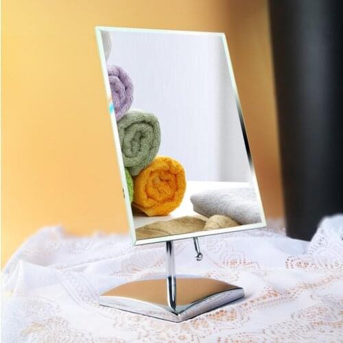 360 Degree Rotation Make Up Mirror Cosmetic Folding Portable Cosmetic mirror Finish Tabletop Vanity Cosmetic mirror