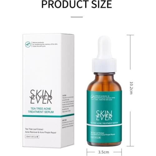30ml Natural Tea Tree Acne Treatment Serum Repair Anti Acne Pimple Removal Moisturizing Skin Peel Repairing Liquid TSLM1