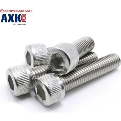 AXK (50 pc/lot) 2#-56,4#-40,6#-32,8#-32,10#-24 *L sus304 stainless steel ANSI / ASME B18.3 hexagon socket head cap screw