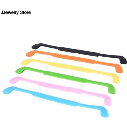 1 Pc Candy Color Elastic Silicone Eyeglasses Straps Sunglasses Chain Sports Anti-Slip String Glasses Ropes Band Cord Holder HOT