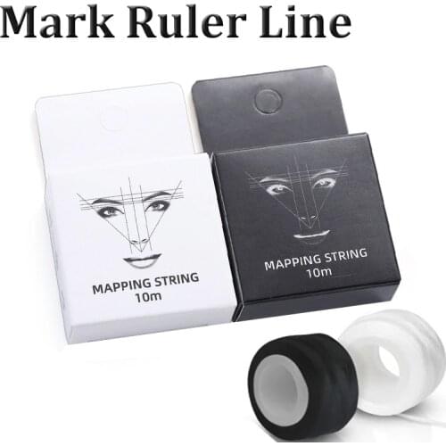 1p for Tattoo Microblading Eyebow Makeup Dyeing Liners Thread Semi Permanent Positioning Eyebrow Measuring Mapping Preink String