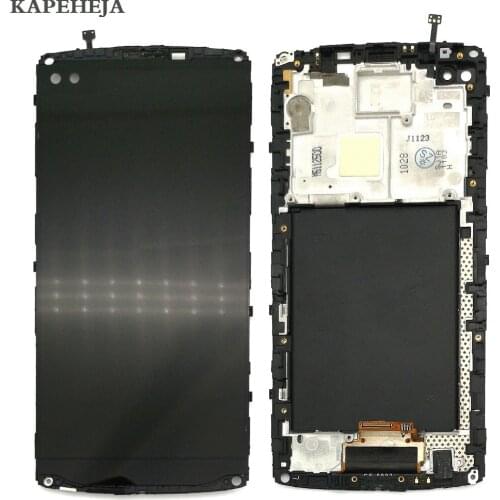 5.7" For LG V10 H960 H968 H900 VS990 LCD Display Touch Screen Digitizer Assembly with Bezel Frame