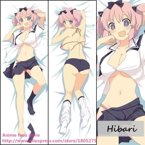 Anime Game Senran Kagura Hibari Cute Japanese Pillowcase Pillow Case Cover decorative Hugging Body Bedding