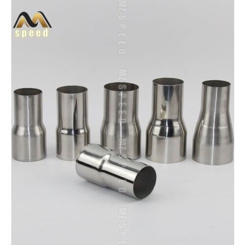 Car accessories 304 stainless steel reducer 51mm to 63mm stainless steel reducer exhaust pipe reducer