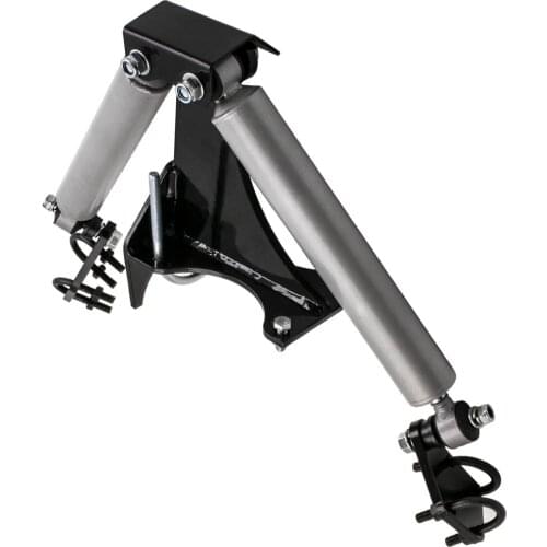 Dual Steering Stabilizer for Ford F250 F350 Super Duty 4WD 2''-8'' 2005-2017 mounting brackets Hardware 06 07 08 09 10 11 12-17