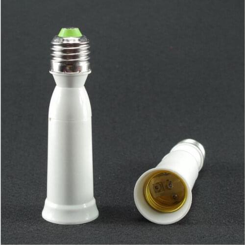 E27 to E27 Lamp Holder Converter Extended Lampholder 125mm E27-E27 Lamp Base Adapter 100pcs
