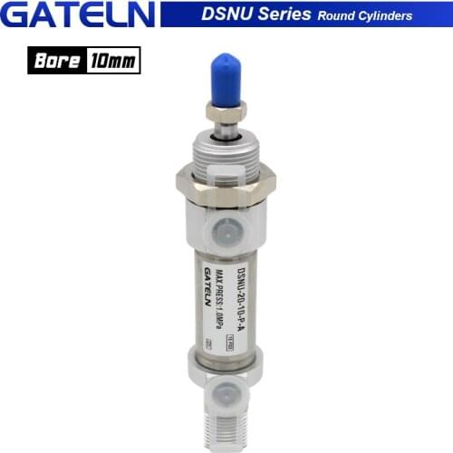 Festo type DSNU round mini stainless steel air pneumatic cylinder DSNU-10-20-P-A DSNU10-30-P-A DSNU-10-50-P-A Stroke 10-200mm