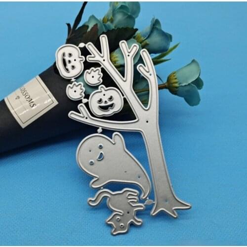 Halloween Series Metal Cutting Dies Stamp Dies Scrapbooking Mold Cut DIY Handmade Tools Craft Decoration Metal Die Cuts New 2021