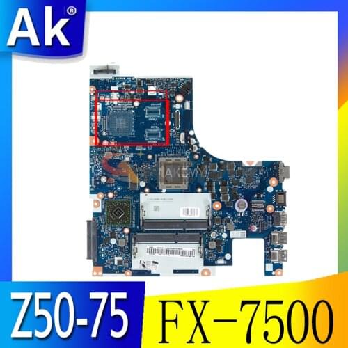 New ACLU7/ACLU8 NM-A291 Motherboard For Lenovo Z50-75 G50-75M G50-75 G50-75M Laptop mainboard ( For AMD FX-7500 CPU ) GM