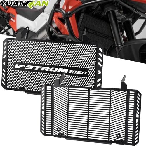 New Black Motorcycle Radiator Guard Protector Grille Grill Cover For Suzuki V-STROM 1050 XT VSTROM 1050XT 2020-2021 Accessories