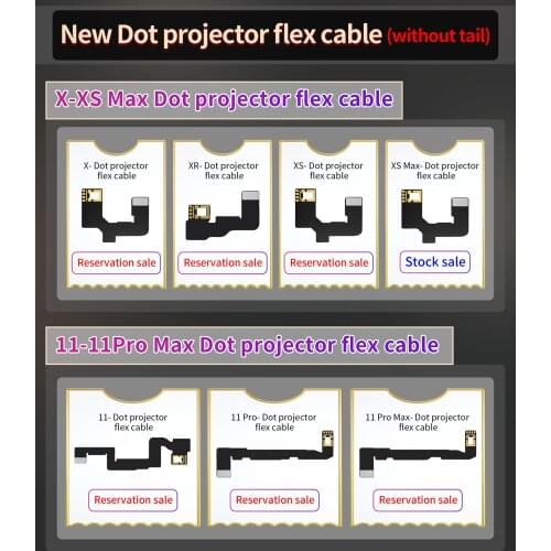 JC Dot Matrix Use For V1S Face ID Cable For X XS MAX 11PRO MAX Camera Face Repair JC V1S