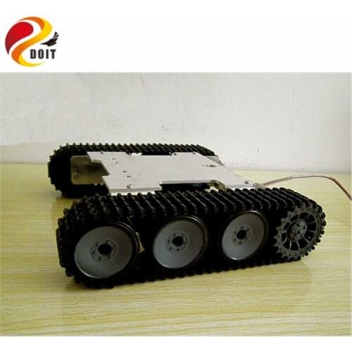 RC Tank Chassis Crawler Intelligent Barrowload Remote Control KIT Tractor Obstacle Caterpillar Infrared