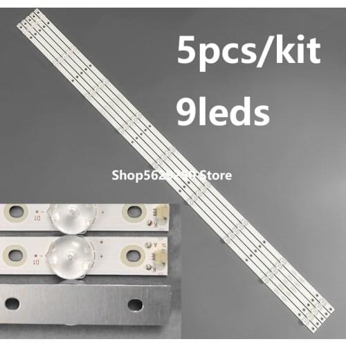 LED Backlight strip 9 lamp for Hai er 55'' TV H55E17A GC55D09-ZC22AG-07 9S1P Phi lips 55PUF6012/T3 AOC 55PUF6392/T3 LE55U7178
