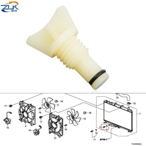 ZUK 1x Universal Radiator Drain Bolt For HONDA ACCORD CIVIC CRV ODYSSEY STREAM JADE VEZEL FIT CITY For Acura RDX MDX RLX TL ILX