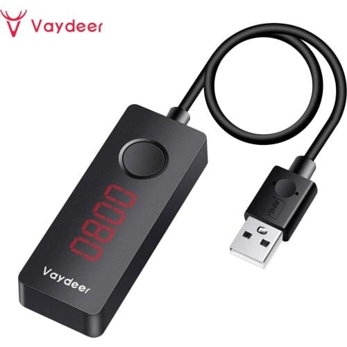 Mouse Jiggler USB Port Mouse Mover with 3 Modes supports Multi-track,Simulate Mouse Movement to Prevent Entering Sleep Mode