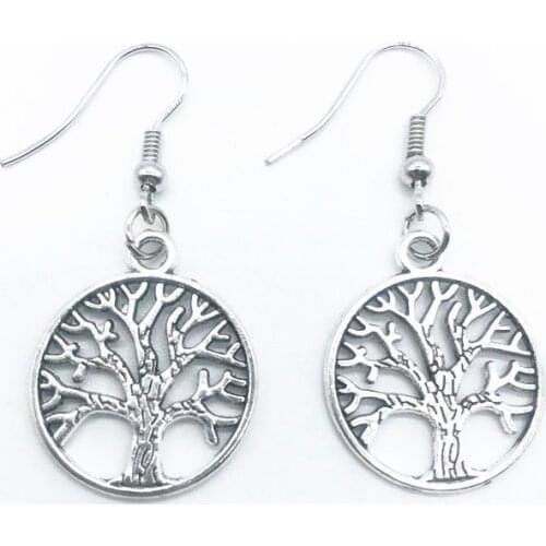 Vintage Beautiful Life Tree Earrings Branch Pendant Personality Earrings Fashion Gift Earrings