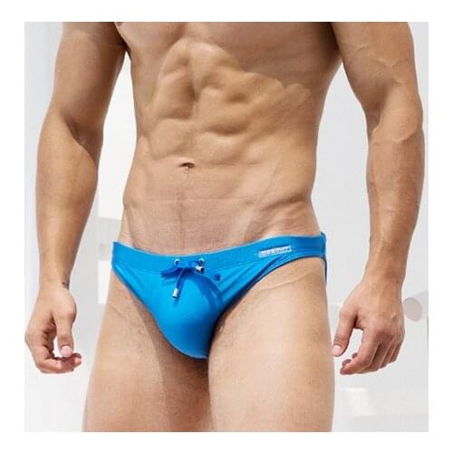 DESMIIT Swimwear Men Swim Briefs Sexy Pouch Pad Bikini Man Swimsuits Beach Mens Swimming Suit Bathing Short Sea Board Surf Wear