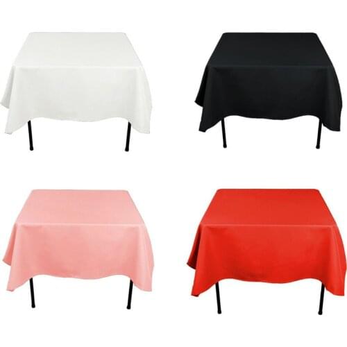 10PCS/Lot Rectangular Polyester Cloth Fabric Linen Tablecloth - Wedding Reception Restaurant Banquet Party