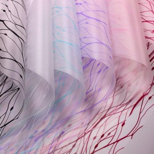 20pcs58*58 Flower Wrapping Paper Matte Paper Love Net Translucent Waterproof Bouquet Wrapping Paper Christmas Apple Paper